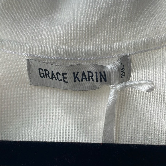 Grace Karin Draped Open-Front Tie-Waist Cardigan - Picture 10 of 14